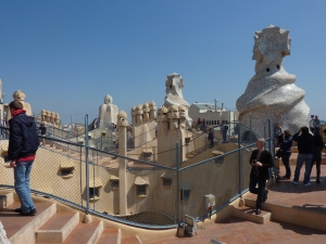 Undulating rooftop of la Perdrera